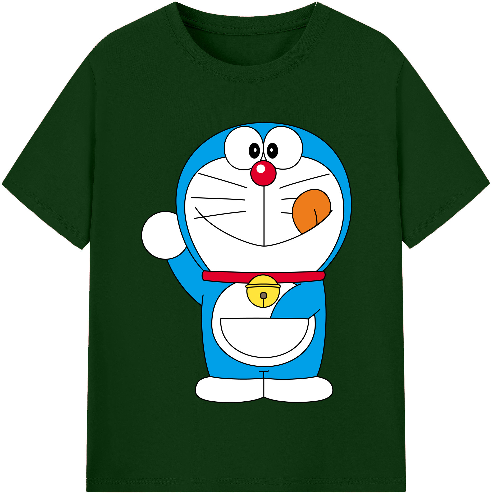 （画像用） ドラえもん Doraemon 綿100％半袖Tシャツ（フロントプリント）